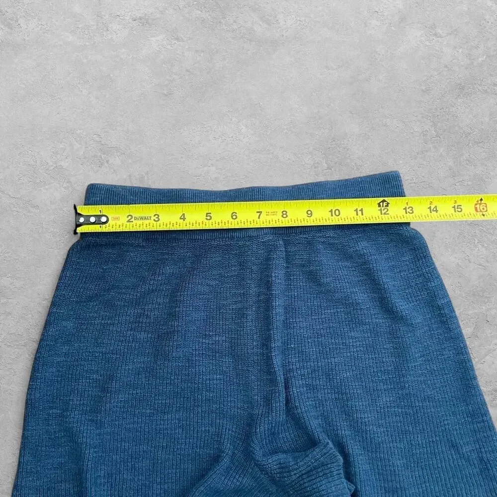 Free People FP Beach Malibu Surf Knit Shorts Navy XS Boho Coastal
